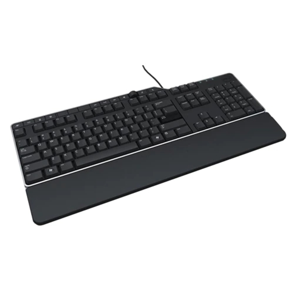 Dell Black Wired Keyboard with Wrist Rest